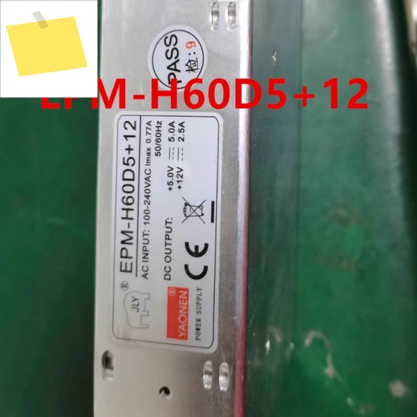 거의 새 제품 미사용 원본 YAONEN 5V5A 60W EPM-H60D5+12 전원 공급 장치 제품 이미지