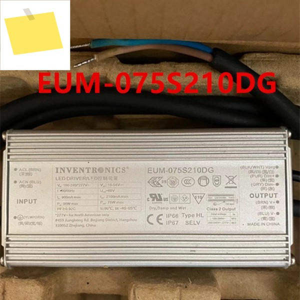 INVENTRONICS 18-54V 75W EUM-075S210DG 새 전원 공급 장치 제품 이미지