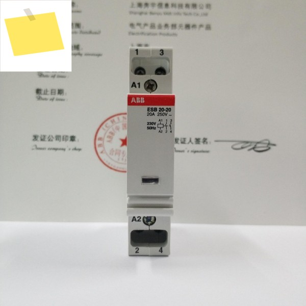 ABB 가정용 AC 접촉기 부품 ESB20-20 220V 소형 미니어처 제품 이미지