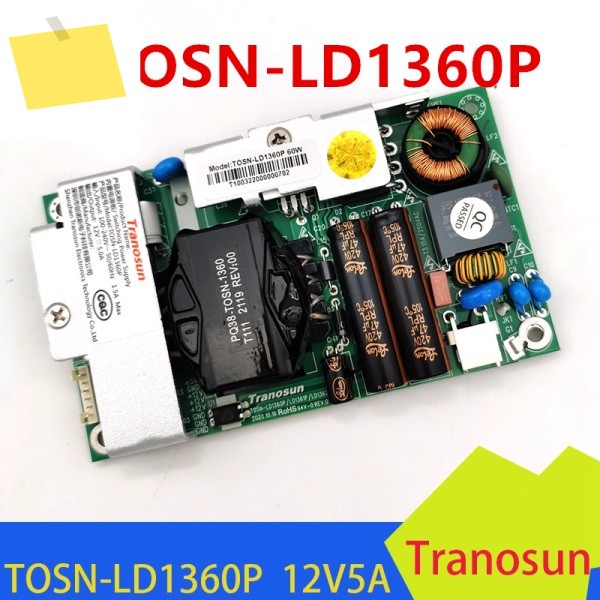 TRANOSUN 12V5A 60W 전원 공급 장치 TOSN-LD1360P용 새 원본 PSU 제품 이미지