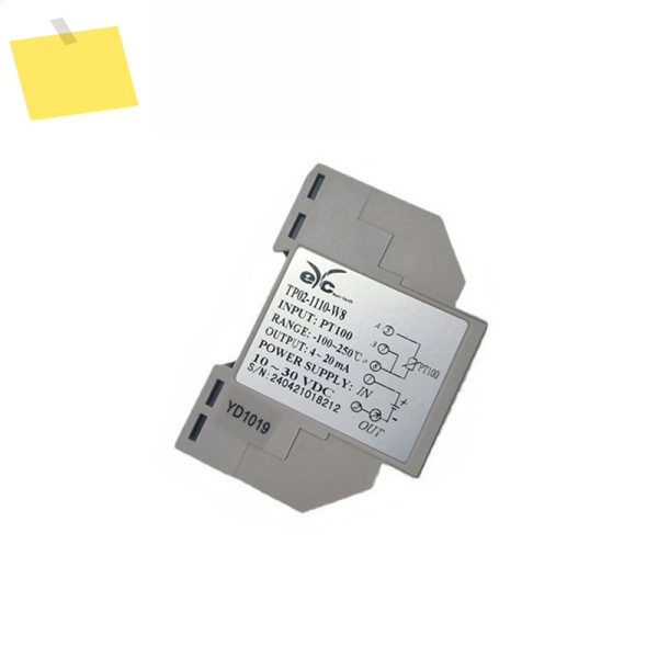 EYC 온도 변환기 TP02-1110-W8 PT100 입력용 부품, -100-250도 제품 이미지