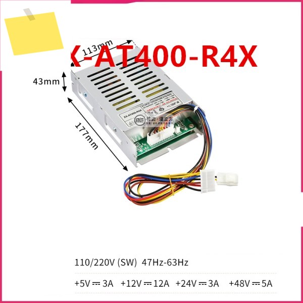 ZHONG XING 400W ZX-AT400-R4X 5V3A 12V12A 새 원본 전원 공급 장치 제품 이미지