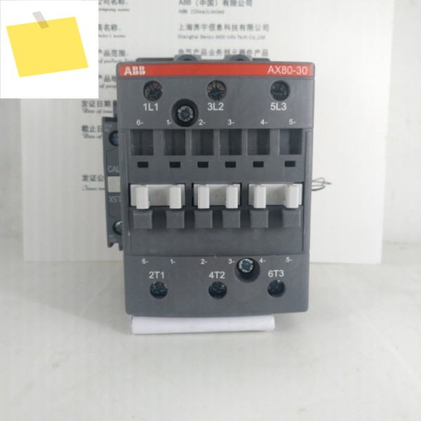 ABB AC 접촉기 AX80-30-11 80A AX 시리즈용 부품난연성 하우징 포함 새제품 제품 이미지