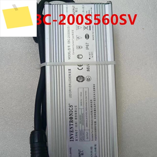 INVENTRONICS 25-57V 200W EBC-200S560SV용 거의 새 원본 전원 공급 장치는 제품처럼 작동합니다. 제품 이미지