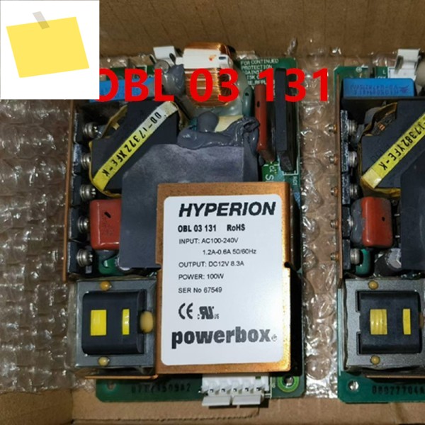 HYPERION 12V8.3A OBL 03 131 SBD10023A용 원래 전원 공급 장치 분해 제품 이미지