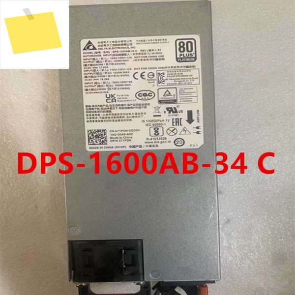 DELTA 1600W DPS-1600AB-34 C 071PDN용 원래 전원 공급 장치 분해 새 제품처럼 작동 제품 이미지