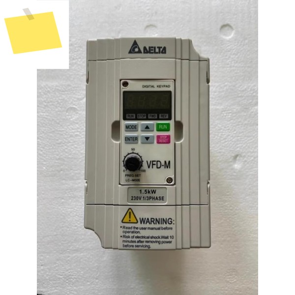 부품은 신품 델타, 단상 220V 1.5KW 범용 인버터 M 시리즈 적합합니다. 제품 이미지