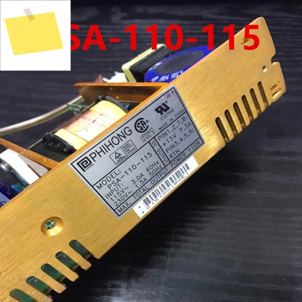 PHIHONG 15V7.3A 110W 전원 공급 장치 PSA-110-115용 분해 기존 PSU 새 제품처럼 작동 제품 이미지
