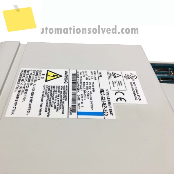 MDS-CH-SP-260 스핀들 드라이브 유닛 새 제품 제품 이미지