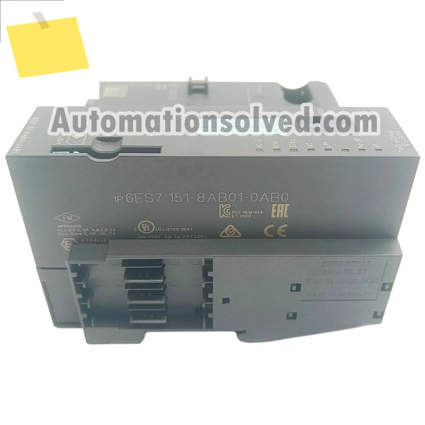 6ES7 151-8AB01-0AB0 Simatic 새 제품 CPU 인터페이스 모듈 제품 이미지