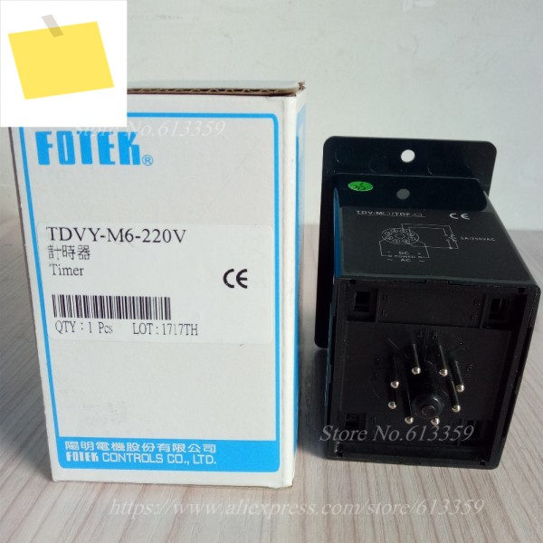 1PC TDVY-M6-220V FOTEK 트윈 타이머 신품 원본 제품 이미지