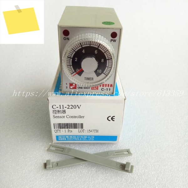 C-11-220V FOTEK 타이머 컨트롤러 신품 ON DELAY 또는 SHOT 220VAC 제품 이미지
