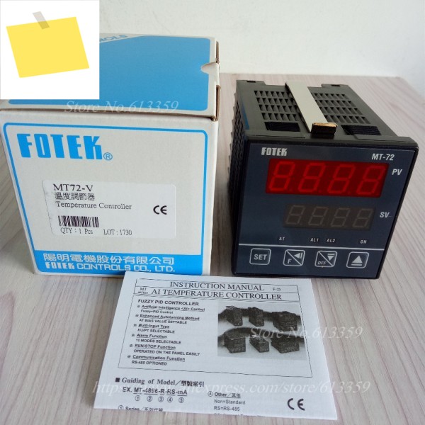 MT72-V SSR 출력 FOTEK PID + 퍼지 온도 컨트롤러 신품 727280 제품 이미지