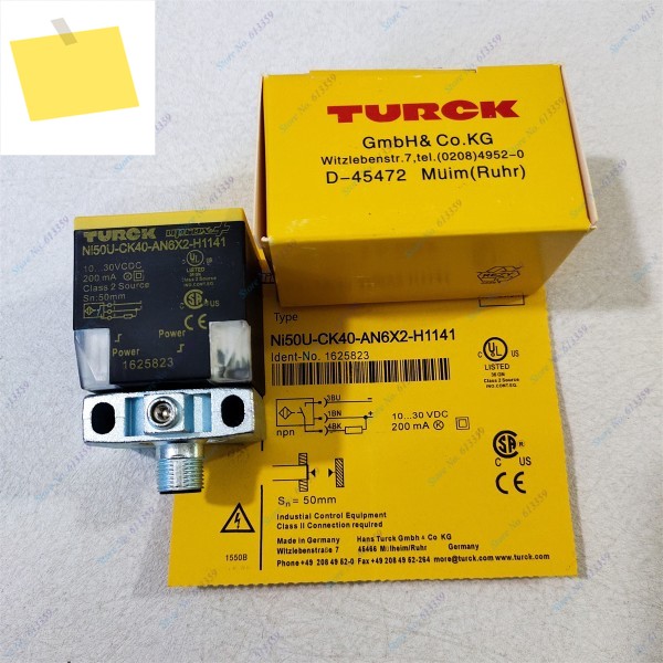 1PC NI50U-CK40-AP6X2-H1141 Turck 근접 스위치 센서 신품 고품질 제품 이미지