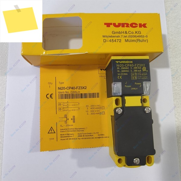 1PC NI20-CP40-FZ3X2 Turck 고품질 근접 스위치 센서 제품 이미지