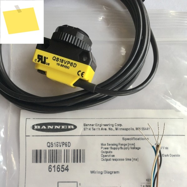 1PC QS18VN6D or ANNER New Original PHOTOELECTRIC SENSOR B 제품 이미지