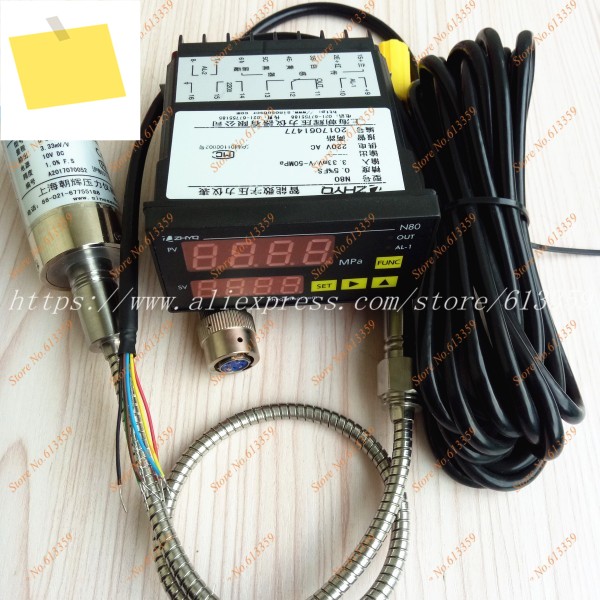 ZHYQ PT124G-123 고정밀 유연한 용융 압력 변환기 6 핀 및 표시기 N70N80N90 출력 3.33 mVV 제품 이미지