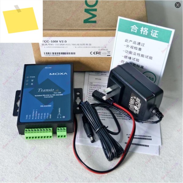 1PC 신품 MOXA TCC-100I RS232 RS-422485 절연 양방향 변환기 포함 제품 이미지