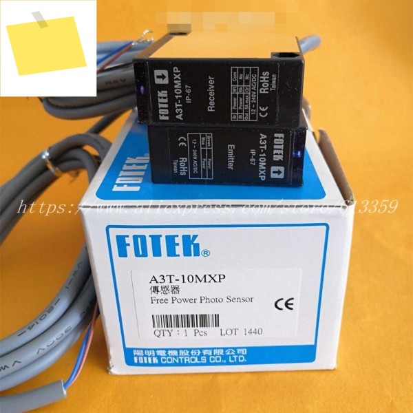 1세트 A3T-10MXP FOTEK IP67 신품 스루 빔 전원 포토 센서 제품 이미지