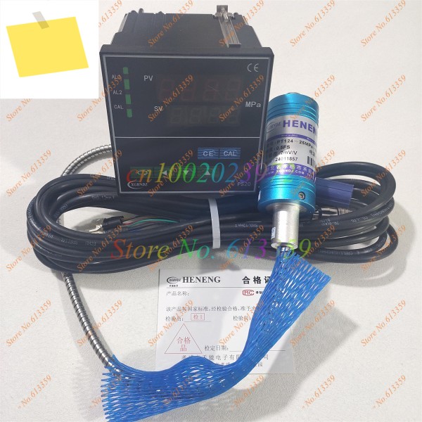 PT124-50MPa-M14x1.5+PS20 HENENG 고온 용융 압력 센서 2mVV 및 지능형 디지털 게이지 제품 이미지