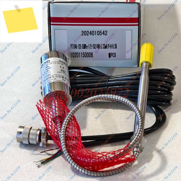 1PC 고정밀 유연한 용융 압력 변환기 PT124G-123-35MPa-12-20UNF-152460 3.33 mVV 출력 6핀 제품 이미지