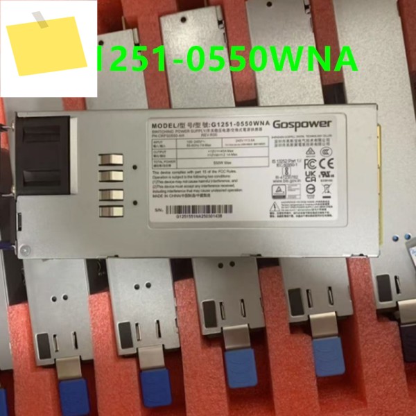 GOSPOWER 550W G1251-0550WNA CRPS0550-AH용 새 원본 전원 공급 장치 1개 제품 이미지