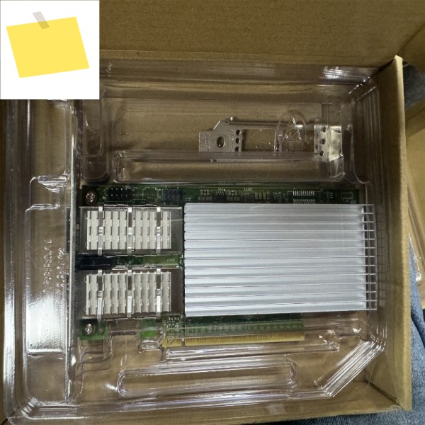 원본용 부품, 인텔 E810-CQDA2, 듀얼 포트 100Gb 광 네트워크 인터페이스 카드 PCIE 4.0, 위조 방지 제품 이미지