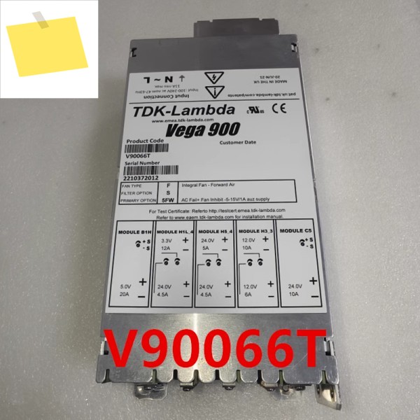 TDK-LAMBDA VEGA 900 V9023YM 원래 전원 공급 장치 분해 새것처럼 작동 제품 이미지