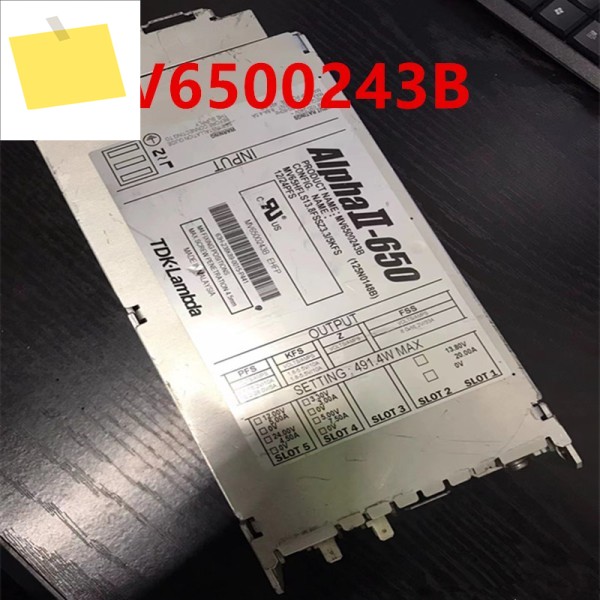 TDK-LAMBDA AIPHAII-650 650W 전원 공급 장치 MV6500243B NV1-453FF-N 용 분해 기존 PSU 새 제품처럼 작동 제품 이미지