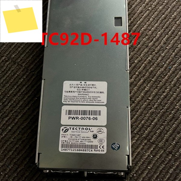 TECTROL 1200W TC92D-1487 PWR-0076-06용 원래 전원 공급 장치 분해 새 제품처럼 작동 제품 이미지