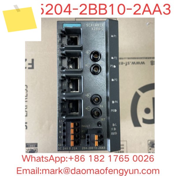 6GK5204-2BB10-2AA3 중고 테스트 완료 양호한 상태 SCALANCE X204-2, 관리형 IE 스위치 4x 10100 Mbits RJ45 포트, 2x 제품 이미지