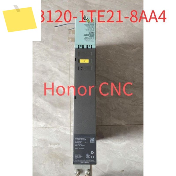 6SL3120-1TE21-8AA4 중고 테스트 완료 양호한 상태 SINAMICS S120 단일 모터 모듈 입력: 600V DC 3AC, 18A 제품 이미지