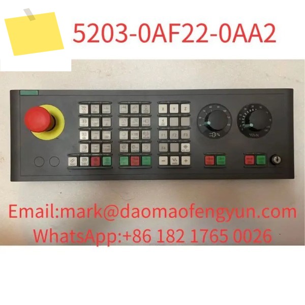 6FC5203-0AF22-0AA2 중고 테스트 완료 양호한 상태 SINUMERIK 기계 제어판 MCP 483C 제품 이미지