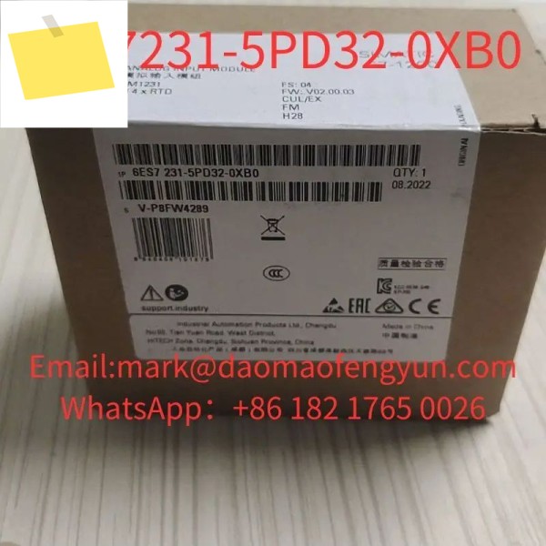 6ES7231-5PD32-0XB0 SIMATIC S7-1200, 아날로그 입력, SM 1231 RTD, 4xAI 모듈 제품 이미지