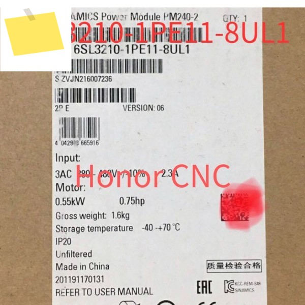 6SL3210-1PE11-8UL1 1PE11 8UL1 신품 모듈 제품 이미지