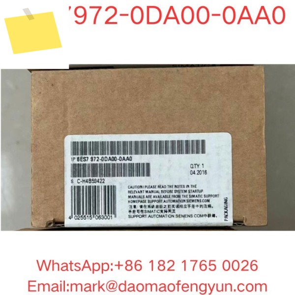 6ES7972-0DA00-0AA0 PROFIBUSMPI 네트워크 종단용 신품 SIMATIC DP, RS485 저항기 제품 이미지