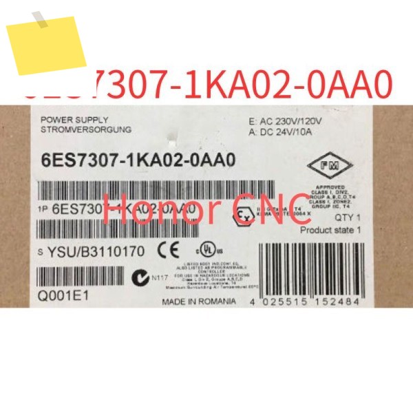 6ES7307-1KA02-0AA0 1KA02 0AA0 신품 모듈 장치 제품 이미지