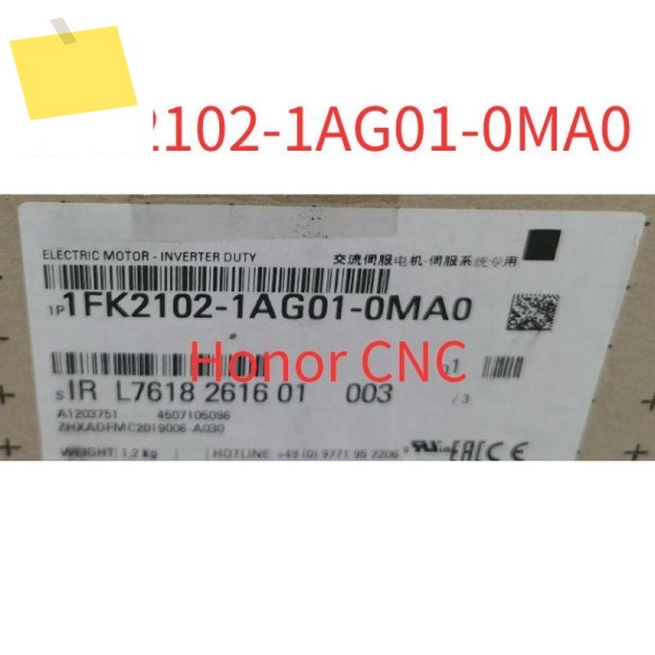 1FK2102-1AG01-0MA0 신품 SIMOTICS S-1FK2 HD 서보 모터 M0=0.32 Nm; PN = 0.1kW 제품 이미지