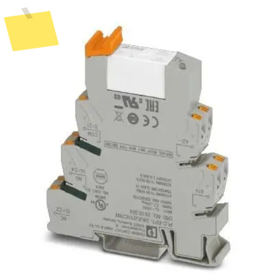 Phoenix 다층 금매끼 접점 릴레이 PLC-RPT -24UC21-21AURW - 2900349 제품 이미지