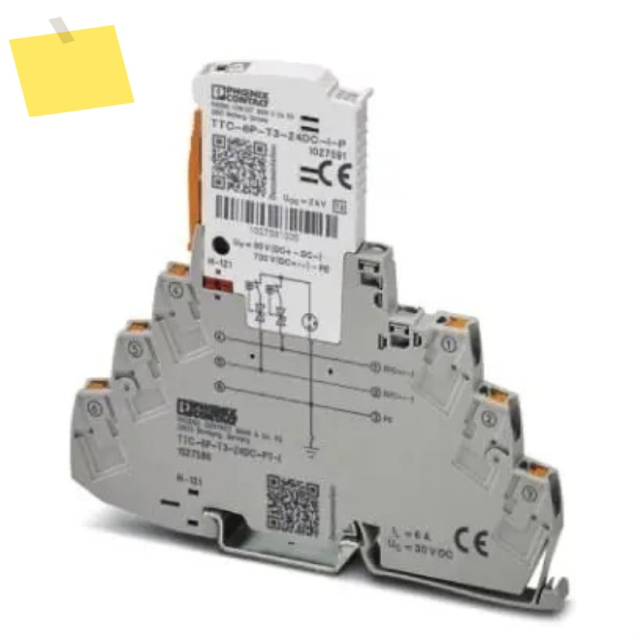 TTC-6P-1X2-12DC-PT-I - 2908193 Phoenix Surge Protector 제품 이미지