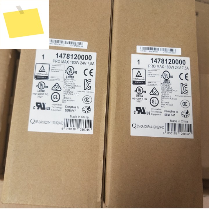 바이드무러 레일 스위칭 전원 공급 장치 PRO MAX 180W 24V 7.5A 1478120000 제품 이미지