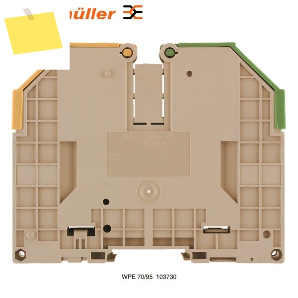 WPE 7095 Weidmüller 터미널, 고전류 접지 1037300000 제품 이미지