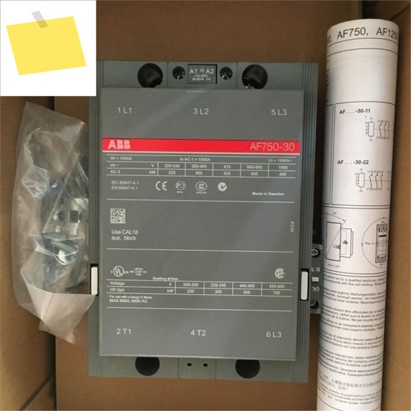 2025년형 ABB 접촉기 AF1250-30-11 AC 및 DC AF580 제품 이미지