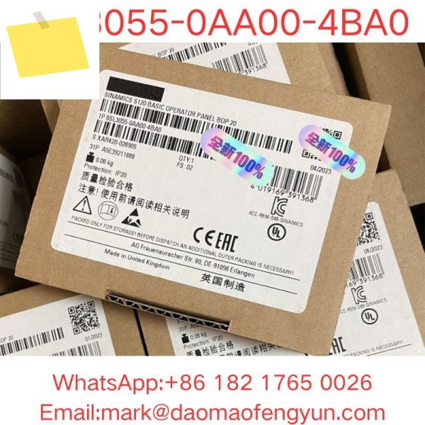 6SL3055-0AA00-4BA0 신품 SINAMICS S120 기본 조작 패널 판넬 판네루 BOP20 제품 이미지