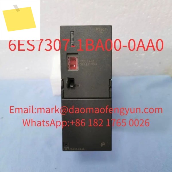 6ES7307-1BA00-0AA0 중고 테스트 완료 100% 양호한 상태 제품 이미지