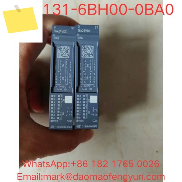 6ES7131-6BH00-0BA0 중고 테스트 완료, 양호한 상태 SIMATIC ET 200SP, 디지털 입력 모듈 제품 이미지