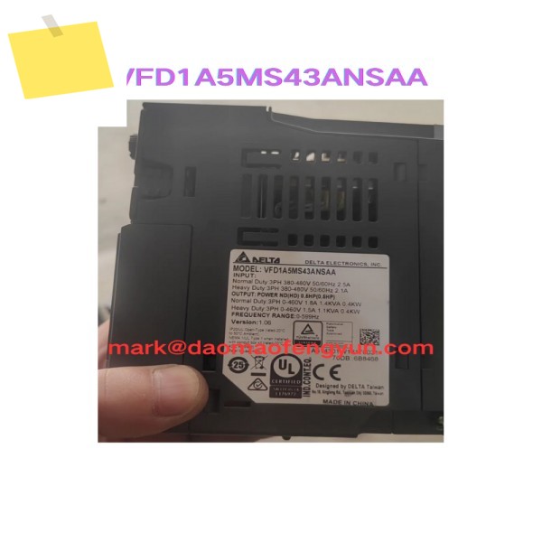 VFD1A5MS43ANSAA ms300 시리즈 인버터 사용했습니다. 4kw 테스트 완료 OK 제품 이미지