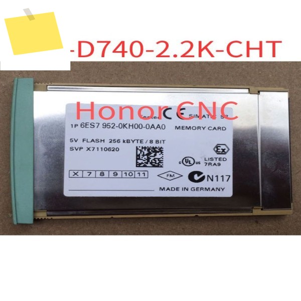 6ES7952-0KH00-0AA0 중고 테스트 완료 양호한 상태 SIMATIC S7, S7-400용 메모리 카드, 긴 디자인, 5V 플래시 EPROM, 256KB 제품 이미지