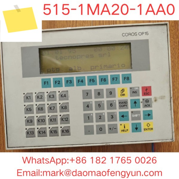 6AV3515-1MA20-1AA0 중고 테스트 완료 양호한 상태 OP15C1 운영자 패널 제품 이미지
