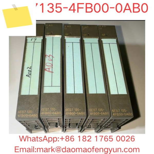 6ES7135-4FB00-0AB0 중고 테스트 완료 양호한 상태 SIMATIC DP, ET 200S용 전자 모듈 제품 이미지